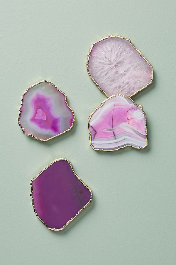 Inexpensive Hostess Gifts 2024: Agate Coasters 2024