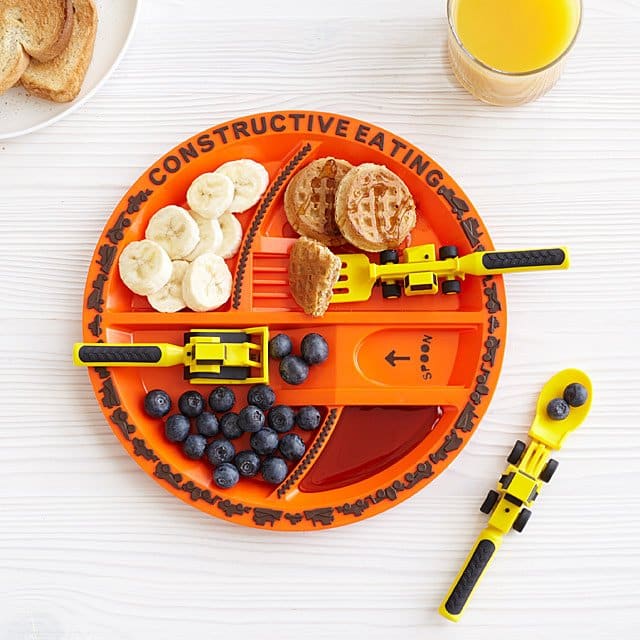 Best Secret Santa Gifts 2024: Kids Construction Plate 2024