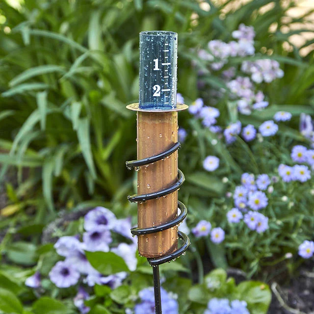 Best Gardening Gifts 2024: Copper Rain Gauge 2024