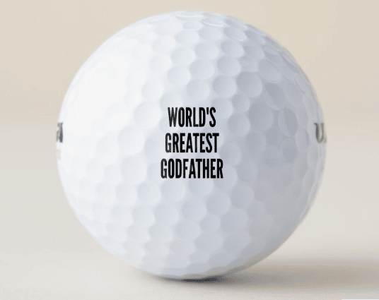 Best Godfather Gift 2024: Personal Golf Ball 2024